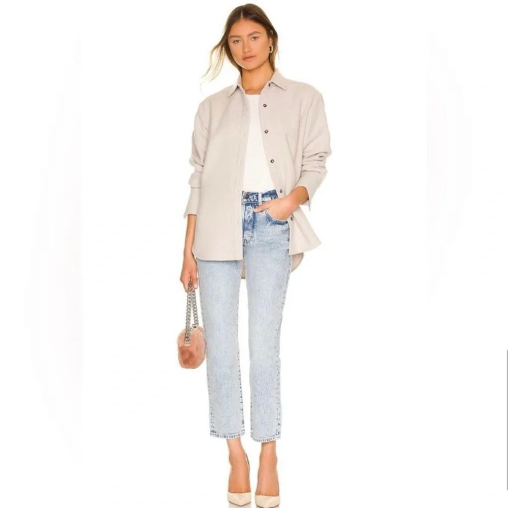FRAME DENIM Le Original High Rise Slim Straight Leg Jeans Richlake - Picture 8 of 8